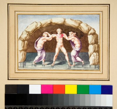 Hylas en de nimfen door Pietro Santi Bartoli