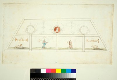 Gewelf van de Villa Madama door Pietro Santi Bartoli