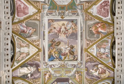 Gewelf met fresco