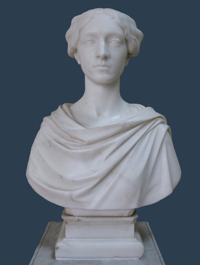 Portretbuste van Gravin Tatyana Stroganova, 1853 door Pietro Tenerani
