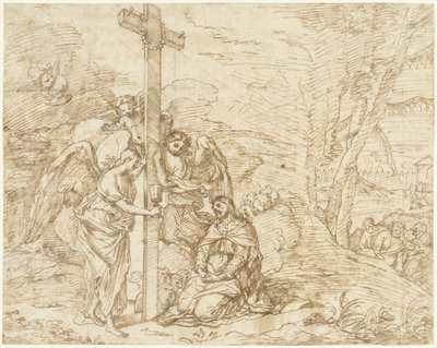 Christus in de tuin van Gethsemane door Pietro Testa (possibly)