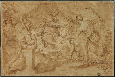 Oordeel van Salomo door Pietro da Cortona