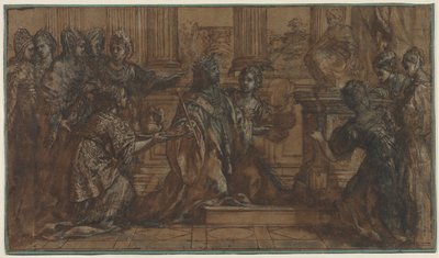De afgoderij van Salomo door Pietro da Cortona