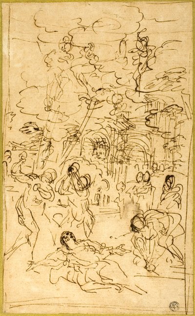 Het Martelaarschap van Sint Stefanus door Pietro da Cortona