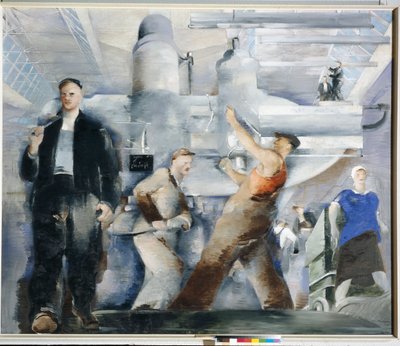 De Montage van een Werkplaats door Piotr Vladimirovich Williams