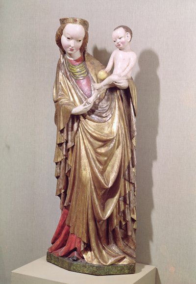 Maagd en Kind, ca. 1400 door Polish School