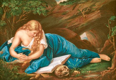 Maria Magdalena door Pompeo Girolamo Batoni