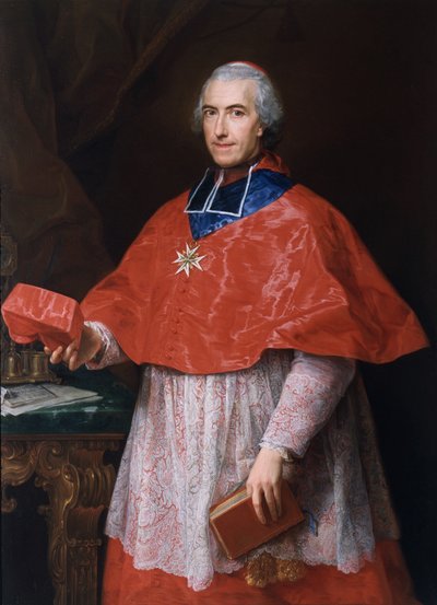 Portret van Jean-François-Joseph Rochechouart door Pompeo Girolamo Batoni