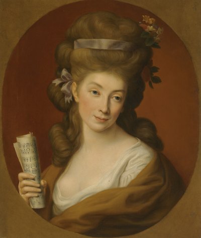 Portret van Prinses Izabela Elzbieta Potocka, geboren Lubomirska 1736-1816 door Pompeo Girolamo Batoni