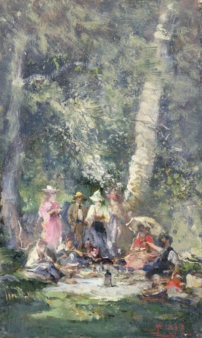 De Picknick door Pompeo Mariani