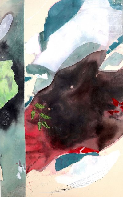Organische abstracte bladeren door Poonam Choudhary