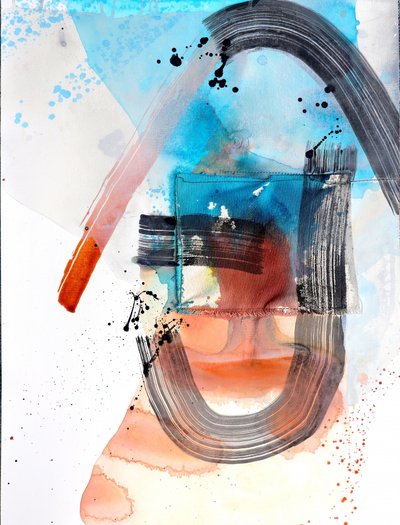 Levendige abstracte stroming door Poonam Choudhary