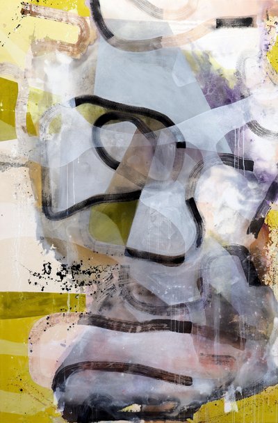 Levendige abstracte lagen door Poonam Choudhary