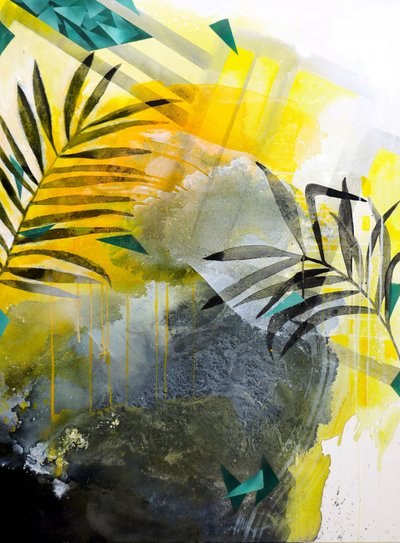 Levendig tropisch abstract door Poonam Choudhary