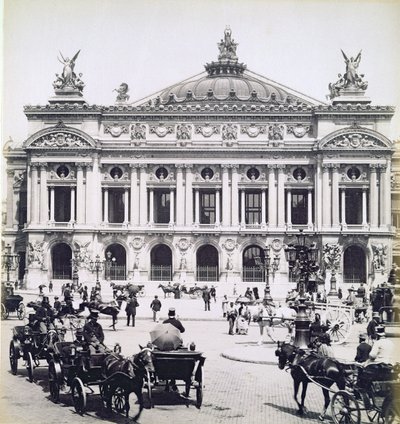Het Opera House, Parijs, 14 mei 1893 door Portuguese Photographer