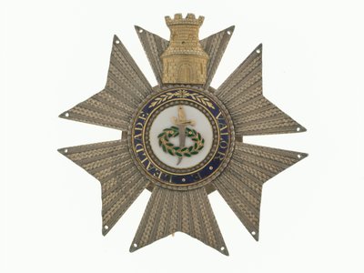 Insigne, Orde van de Toren en het Zwaard, Portugal, Generaal Sir Galbraith Lowry Cole door Portuguese School