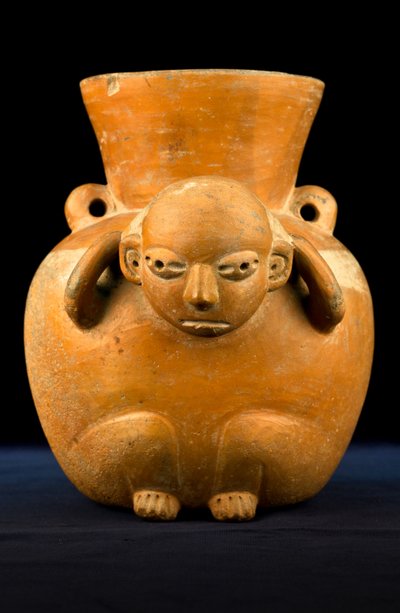 Draagvaas / Precolumbiaanse kunst (terracotta) door Precolombian Precolombian