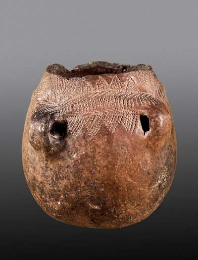 Prehistorie: keramische vaas, neolithicum. Afkomstig uit Cacin door Prehistoric Prehistoric