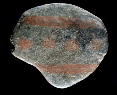 Prehistorie: beschilderde kei uit de Aziliaanse tijd door Prehistoric Prehistoric