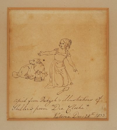 Schets door Prinses Victoria door Princess Royal (1840 1901) Victoria