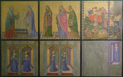 Reconstructie van een muurschildering oorspronkelijk in St. Stephen