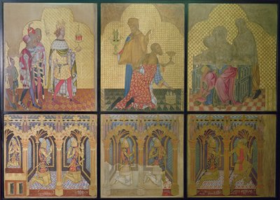 Reconstructie van een muurschildering oorspronkelijk in St. Stephen