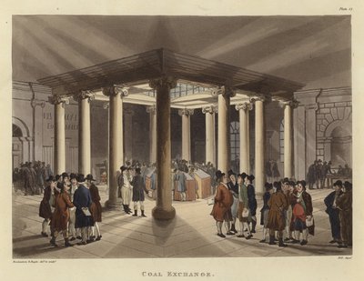 Kolenbeurs door Pugin and Rowlandson