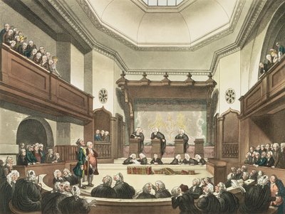 Hof van Gemeen Pleas, Westminster Hall, uit 