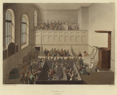 Newgate door Pugin and Rowlandson