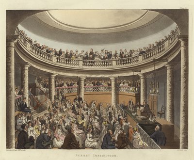 Surrey Institution door Pugin and Rowlandson