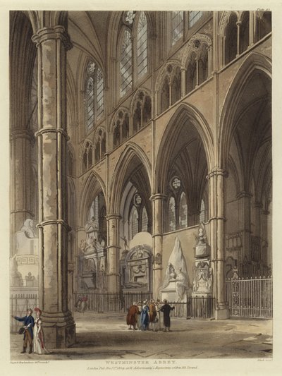 Westminster Abbey door Pugin and Rowlandson