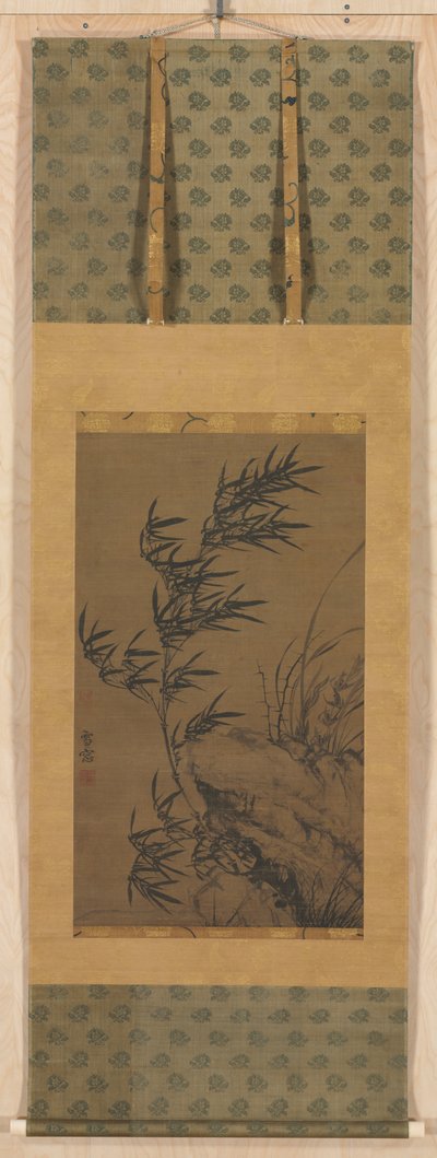 Bamboe in de wind door Puming (Xue Zhuang)