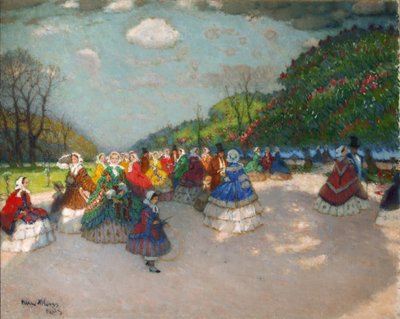 Een wandeling in het lentepark door Pyotr Alexandrovich Nilus