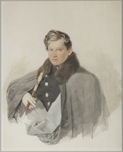 Portret van graaf Sergey Vasilyevich Trubetskoy door Pyotr Fyodorovich Sokolov