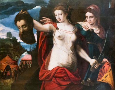 Judith met het hoofd van Holophernes door Quentin Massys or Matsys