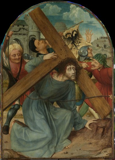Christus Draagt het Kruis, c.1510-15 door Quentin Massys or Metsys