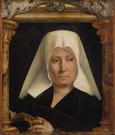 Portret van een vrouw door Quentin Metsys I