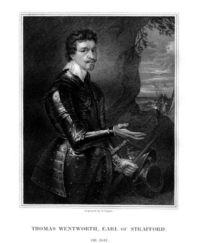 Thomas Wentworth, 1e Graaf van Strafford, Engelse staatsman door R. Cooper