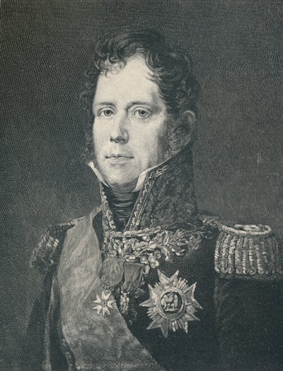 Maarschalk Michel Ney, Hertog van Elchingen, Prins van de Moskwa, ca. 1805, 1896 door R. G. Tietze