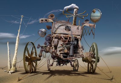 Steampunk-woestijnmachine door Radoslav Penchev