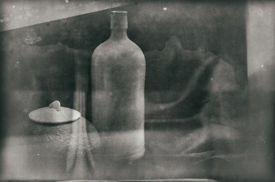 Vintage fles en pot door Raffaele Corte