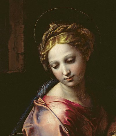 De Madonna (detail van 