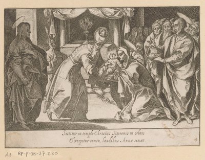 Presentatie van Christus in de tempel door Raffaello Schiaminossi