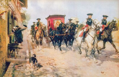 Promenade van de Groothertog Pietro Leopoldo door Raffaello Sorbi