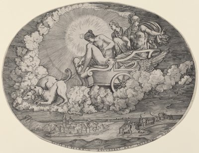 De Strijdwagen van Diana door Raimondi School