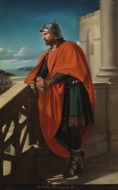 Portret van koning Ataulf van de Visigoten door Raimundo de Madrazo y Garreta