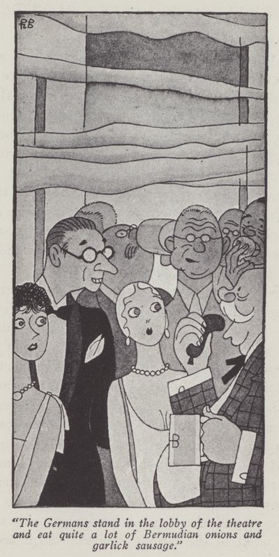 Illustratie voor Gentlemen Prefer Blondes door Anita Loos door Ralph Barton