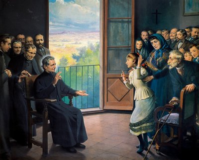 Sint Johannes Bosco, priester en Italiaanse pedagoog door Ramon Bofarull