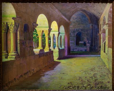 Het klooster van San Benet de Bages door Ramon and Rusinol Santiago (1861 1932) Casas