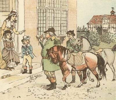 Rijd een hobbelpaard naar Banbury Cross door Randolph Caldecott